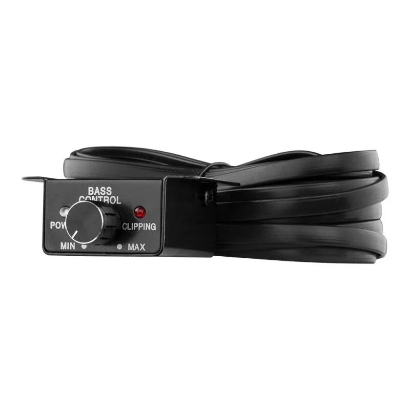 DS18 1-Channel Amp 15000 Burst/0.5ohm 8000/1ohm 4800/2ohm 2500/4ohm Watts RMS w/ Voltmeter Black - Installation View
