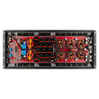 Load image into Gallery viewer, DS18 1-Channel Amp 18000 Burst/0.67ohm 10000/1ohm 5800/2ohm 3500/4ohm Watts RMS w/ Voltmeter Red - Side View