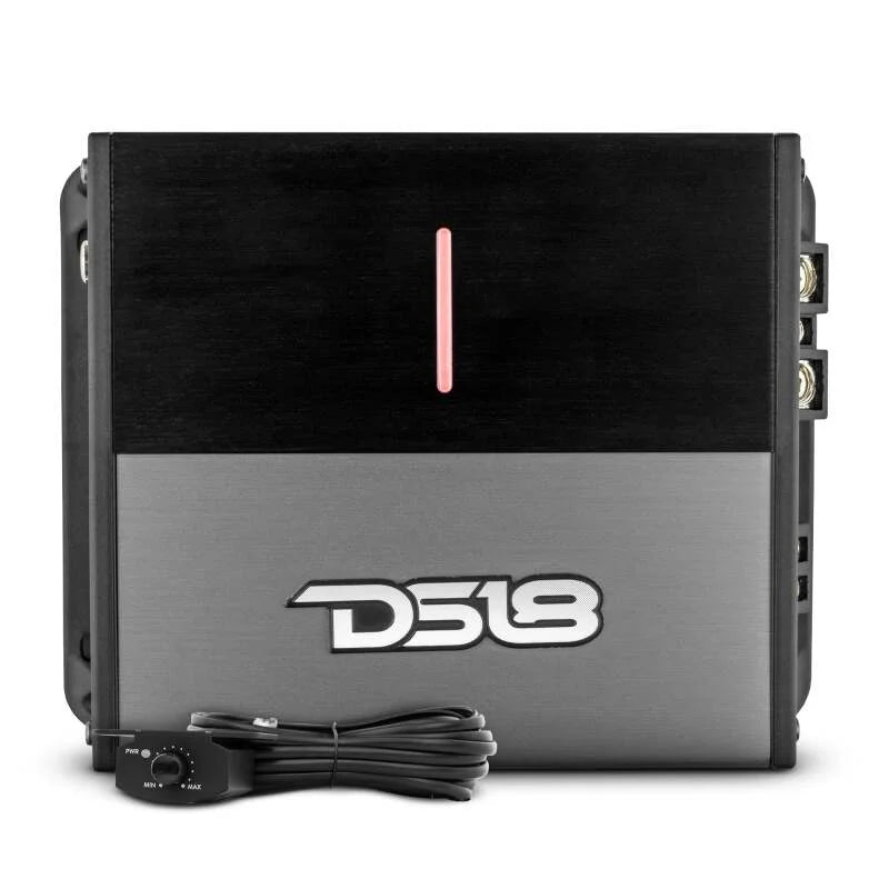 DS18 1-Channel Amp 600/1ohm 400/2ohm 200/4ohm Watts RMS Class D - Side View