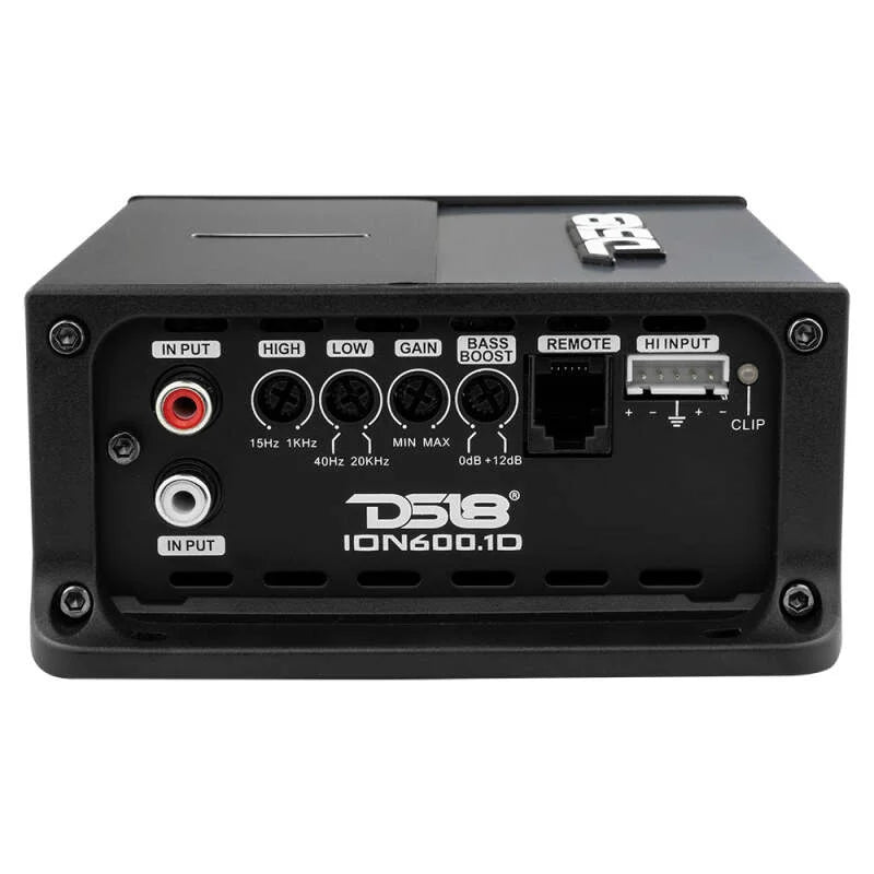DS18 1-Channel Amp 600/1ohm 400/2ohm 200/4ohm Watts RMS Class D - Additional View 7
