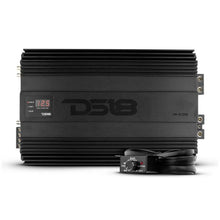Load image into Gallery viewer, DS18 1-Channel Amp 9200 Burst/0.5ohm 5000/1ohm 3500/2ohm 2200/4ohm Watts RMS w/ Voltmeter Black - Additional View 5