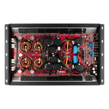 Load image into Gallery viewer, DS18 1-Channel Amp 9200 Burst/0.5ohm 5000/1ohm 3500/2ohm 2200/4ohm Watts RMS w/ Voltmeter Black - Additional View 7
