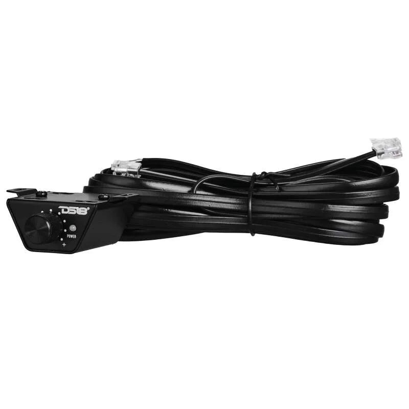 DS18 1-Channel Amp Class D Full-Range Monoblock 2500 Watts RMS/1ohm Blue - Back View