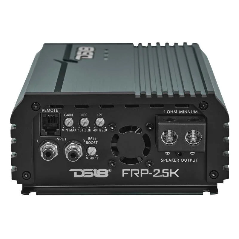 DS18 1-Channel Amp Class D Full-Range Monoblock 2500 Watts RMS/1ohm Titanium - Additional View 6