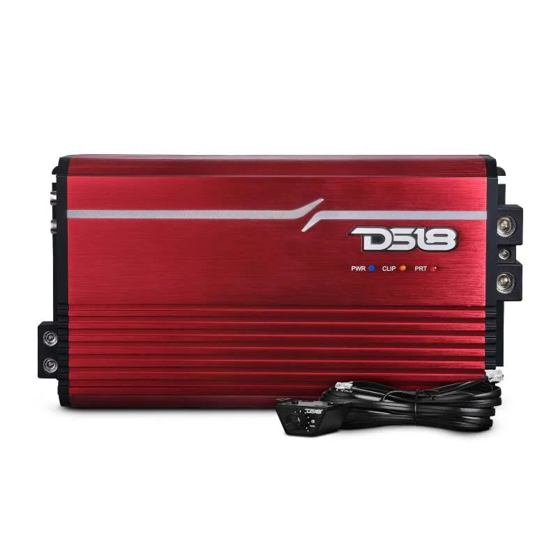 DS18 1-Channel Amp Class D Full-Range Monoblock 3500 Watts RMS/1ohm Red - Additional View 6