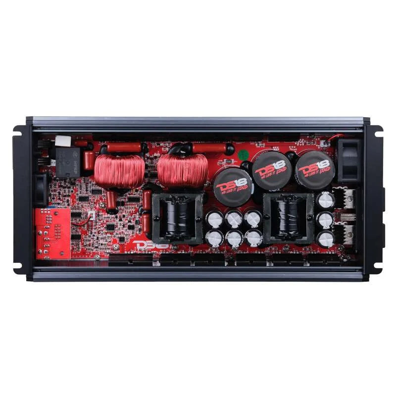 DS18 1-Channel Amp Class D Full-Range Monoblock 5000 Watts RMS/1ohm DPIV1/0 Terminals Incl Titanium - Additional View 7