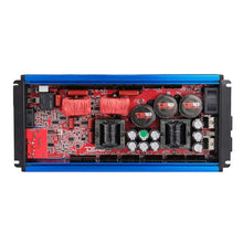 Load image into Gallery viewer, DS18 1-Channel Amp Class D Full-Range Monoblock 5000 Watts RMS/1ohm DPIV1/0 Terminals Included Blue - Installation View