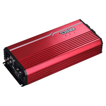 Load image into Gallery viewer, DS18 1-Channel Amp Class D Full-Range Monoblock 5000 Watts RMS/1ohm DPIV1/0 Terminals Included Red - Back View