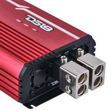 Load image into Gallery viewer, DS18 1-Channel Amp Class D Full-Range Monoblock 5000 Watts RMS/1ohm DPIV1/0 Terminals Included Red - Additional View 6