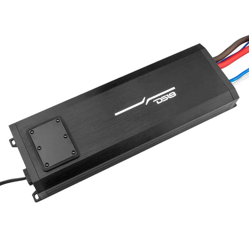 DS18 1-Channel Class-D Amp Full-Range 1500 Watts RMS at1 ohm IP67 Waterproof Rating - Main Product View