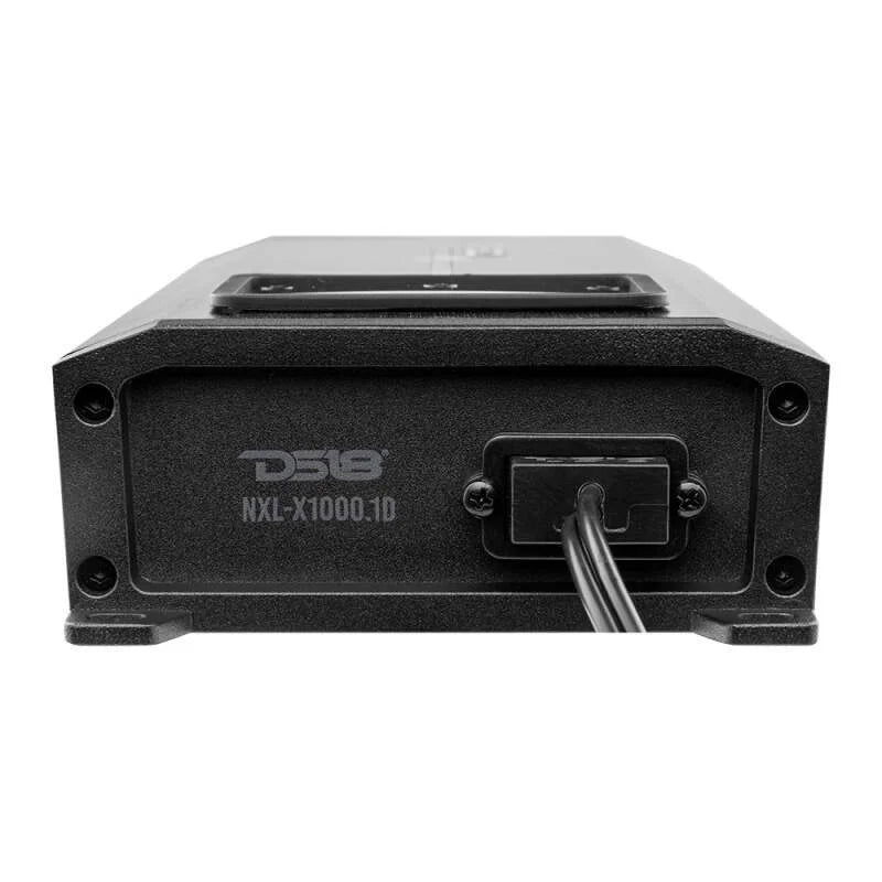 DS18 1-Channel Class-D Amp Monoblock 1 x 1000 Watts RMS at1 ohm IP67 Waterproof Rating - Side View