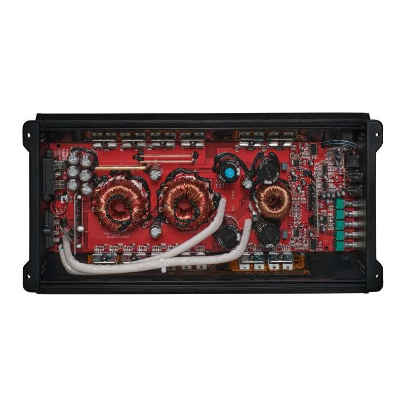 DS18 1-Channel Class D Amplifier 1500/1ohm 950/2ohm 550/4ohm Watts RMS - Side View
