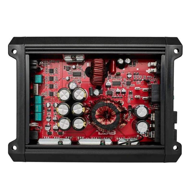 DS18 1-Channel SXE Amplifier Class D 500/1ohm 350/2ohm 200/4ohm Watts RMS- Black - Installation View