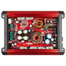 Load image into Gallery viewer, DS18 1-Channel SXE Amplifier Class D 800/1ohm 600/2ohm 300/4ohm Watts RMS- Red - Side View