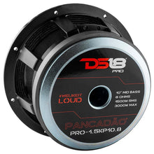 Load image into Gallery viewer, DS18 10in 1000 Watts RMS 8 ohm Mid-Bass Loudspeaker - Side View