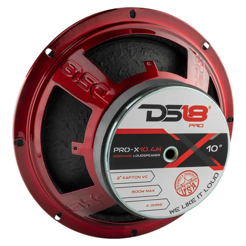 DS18 10in 300 Watts RMS 4 ohm Mid-Range Loudspeaker - Side View
