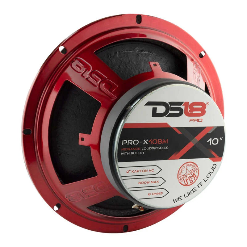 DS18 10in 300 Watts RMS 8 ohm Mid-Range Loudspeaker Bullet Loudspeaker - Additional View 6