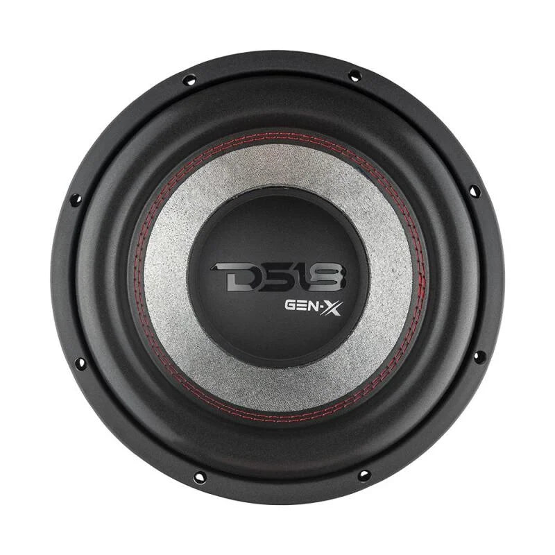 DS18 10in 400 Watts RMS 4 ohm DVC Subwoofer Ferrite Motor & Dual Voice Coils - Back View
