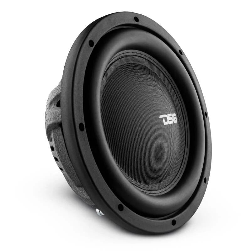 DS18 10in 600 Watts RMS 2 ohm DVC Shallow Mount Fiber Glass Subwoofer IXS Series - Back View