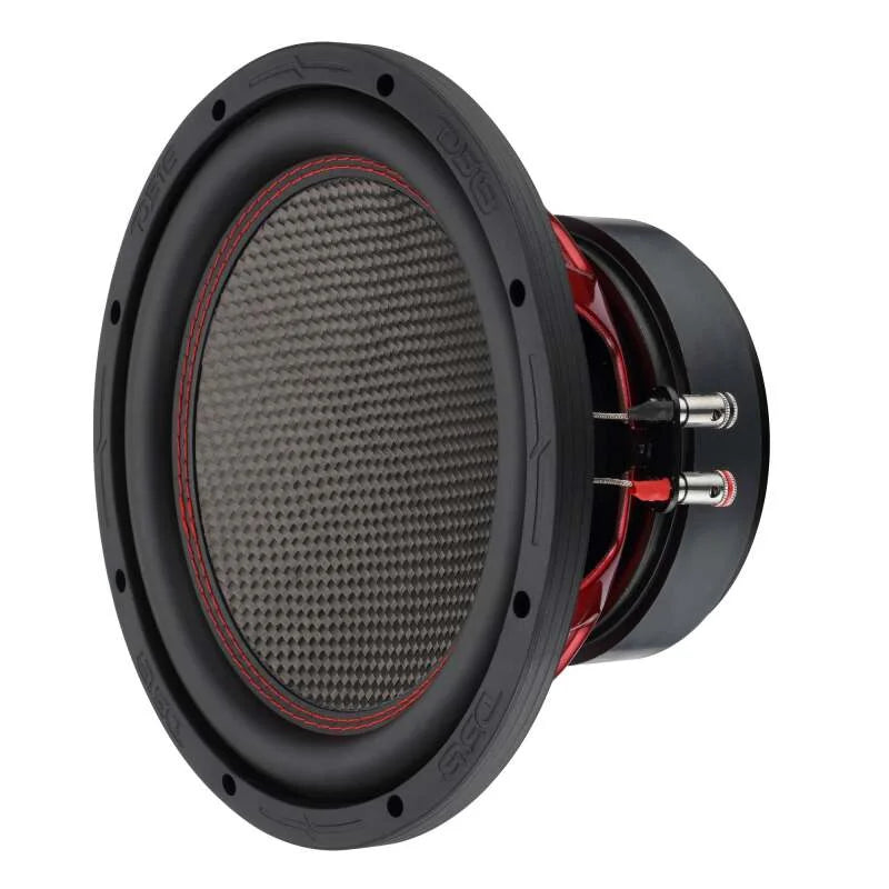 DS18 10in 600 Watts RMS 4ohm DVC Carbon Fiber Dust Cap - Additional View 6