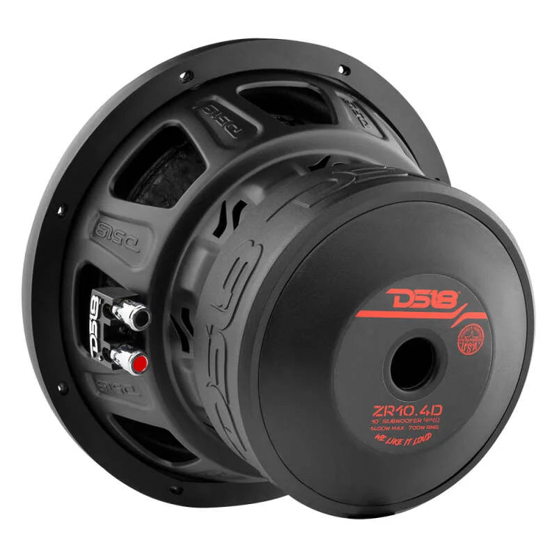 DS18 10in 700 Watts RMS 4 ohm DVC ZR Subwoofer - Installation View