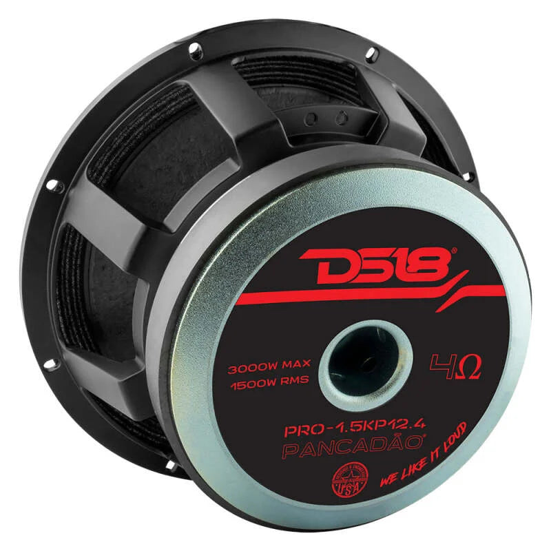 DS18 12in 1500 Watts RMS 4 ohm Mid-Bass Loudspeaker - Additional View 5