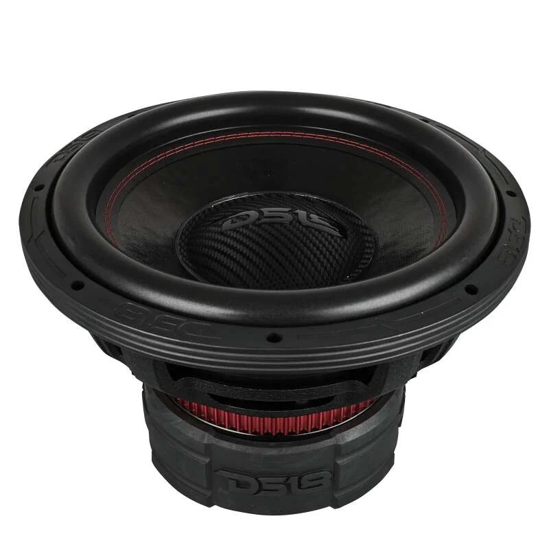 DS18 12in 1500 Watts RMS 4+4 ohm DVC Quad Stacked Magnet Reinforced Cone Subwoofers - Additional View 7
