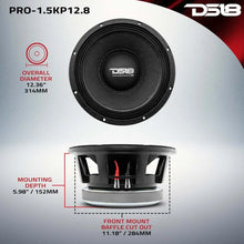 Load image into Gallery viewer, DS18 12in 1500 Watts RMS 8 ohm Mid-Bass Loudspeaker - Installation View