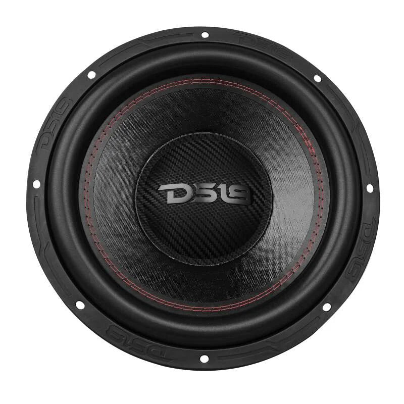 DS18 12in 2000 Watts RMS 4+4 ohm DVC Quad Stacked Magnet Reinforced Cone Subwoofers - Side View