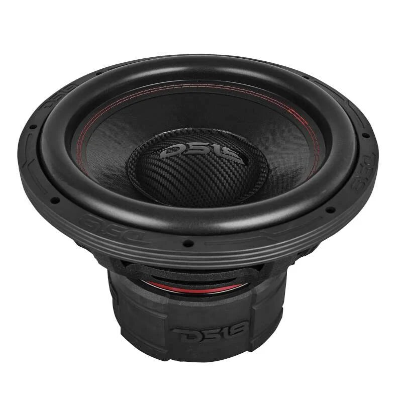 DS18 12in 2000 Watts RMS 4+4 ohm DVC Quad Stacked Magnet Reinforced Cone Subwoofers - Back View