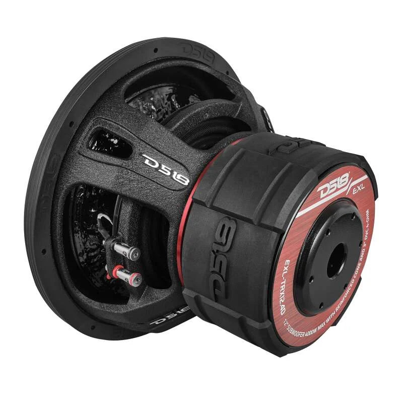 DS18 12in 2000 Watts RMS 4+4 ohm DVC Quad Stacked Magnet Reinforced Cone Subwoofers - Additional View 6