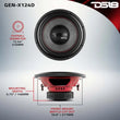 Load image into Gallery viewer, DS18 12in 450 Watts RMS 4 ohm DVC Subwoofer Ferrite Motor &amp; Dual Voice Coils - Side View