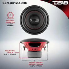 Load image into Gallery viewer, DS18 12in 600 Watts RMS 4 ohm DVC Double Stacked Magnet High Excursion Subwoofers - Additional View 5