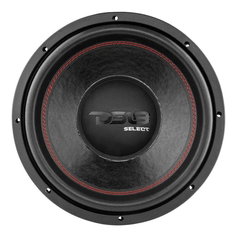 DS18 12in Select Subwoofer 250 Watts RMS 4 ohm SVC - Side View