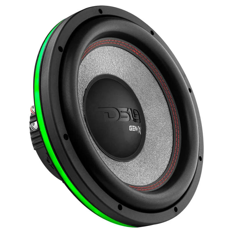 DS18 12in Speaker And Subwoofer Ring w/ RGB LED Lights - Side View