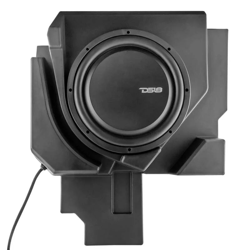DS18 12in Subwoofer Enclosure Driver Side PSW12.4D Included fits 2018-2024 Can-Am Maverick - Back View