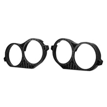 Load image into Gallery viewer, DS18 14-23 Harley Davidson Saddle Bag Mid Bass Adapter Ring 2x 10in ABS Black - Side View
