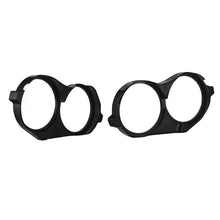 Load image into Gallery viewer, DS18 14-23 Harley Davidson Saddle Bag Mid Bass Adapter Ring 2x 10in ABS Black - Back View