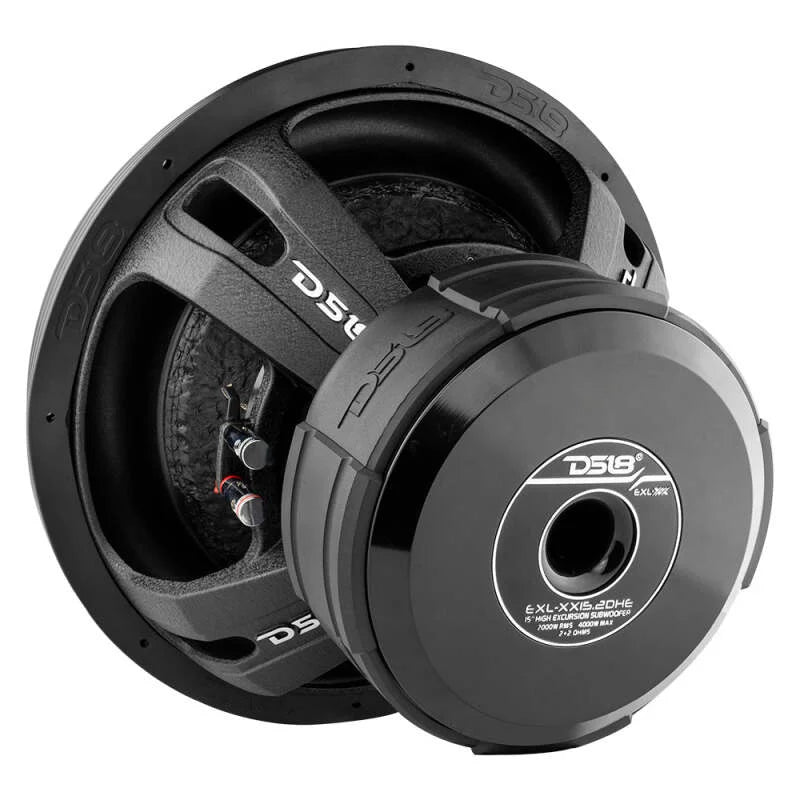 DS18 15in 2000 Watts RMS 2 ohm DVC High Excursion Subwoofers w/ Deep Aggressive Bass - Additional View 5