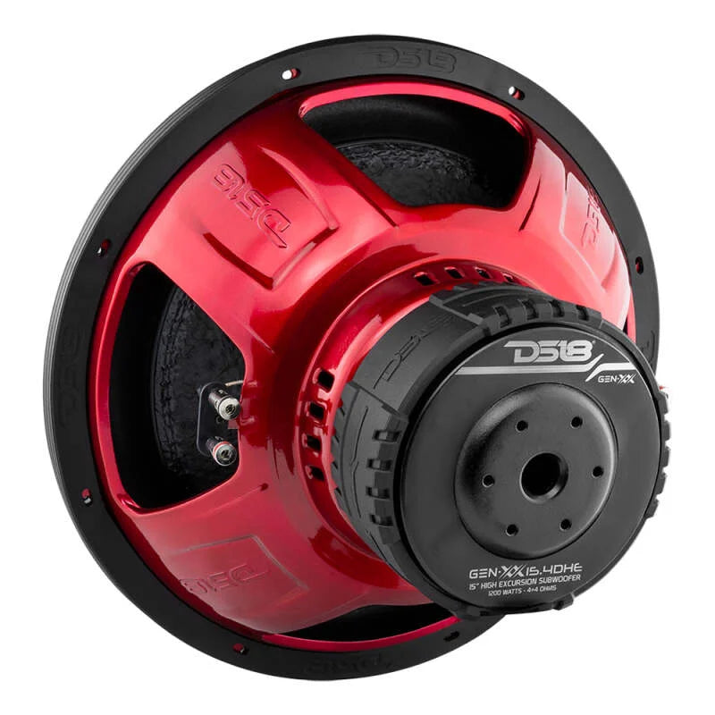 DS18 15in 600 Watts RMS 4 ohm DVC Double Stacked Magnet High Excursion Subwoofers - Installation View