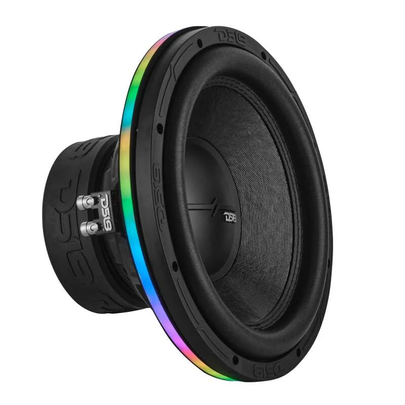 DS18 15in Digital LED Speaker Ring w/ Digital LED lights 1/2in Spacer Depth - Installation View