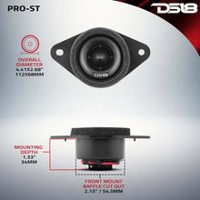 Load image into Gallery viewer, DS18 1.9in OEM Replacement Neodymium Tweeter 100 Watts RMS 1in Pen Vc 4 ohm fits Subaru / Toyota - Back View