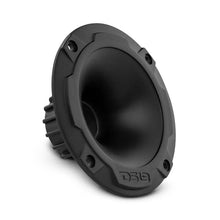Load image into Gallery viewer, DS18 1in Twist-On Throat Horn 45 Degree 1.77in Depth Black Shallow - Side View