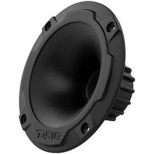 Load image into Gallery viewer, DS18 1in Twist-On Throat Horn 45 Degree 1.77in Depth Black Shallow - Back View