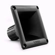 Load image into Gallery viewer, DS18 1in Twist-On Throat Plastic Horns 45x45 Degree 2.71in Depth Black - Side View