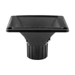 Load image into Gallery viewer, DS18 1in Twist-On Throat Plastic Horns 45x45 Degree 2.71in Depth Black - Back View