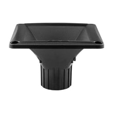 Load image into Gallery viewer, DS18 1in Twist-On Throat Plastic Horns 45x45 Degree 2.71in Depth Black - Back View