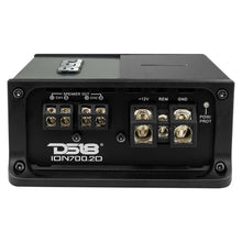Load image into Gallery viewer, DS18 2-Channel Amp 700/4 Ohm Bridge 2x 350/2 Ohm 2x 240/4 Ohm Watts RMS Class D - Additional View 6