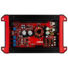 Load image into Gallery viewer, DS18 2-Channel Amplifier 1 x 360/4 Ohm Bridge 2x 180/2 Ohm 2x 100/4 Ohm Watts RMS - Side View