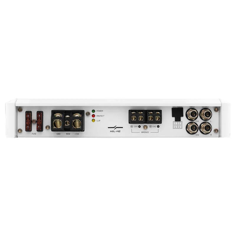 DS18 2-Channel Class-D Amp Full-Range 2x 250 Watts RMS at 4 Ohm IP55 Waterproof Rating - Back View